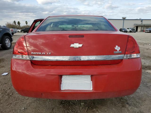 2G1WT57K791310453 - 2009 CHEVROLET IMPALA 1LT RED photo 6