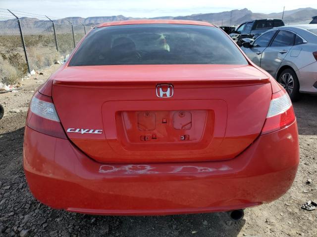 2HGFG12826H538526 - 2006 HONDA CIVIC EX RED photo 6