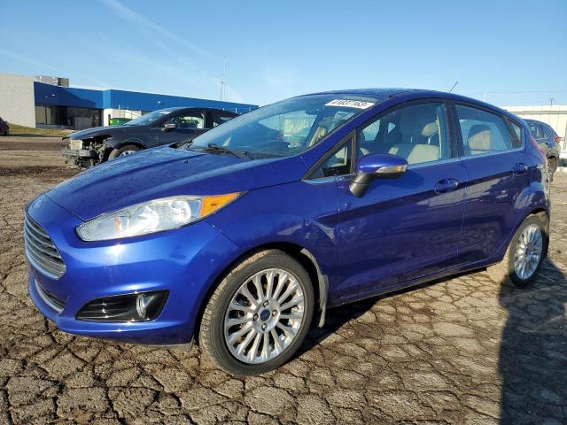 3FADP4FJ6EM239759 - 2014 FORD FIESTA TITANIUM BLUE photo 1