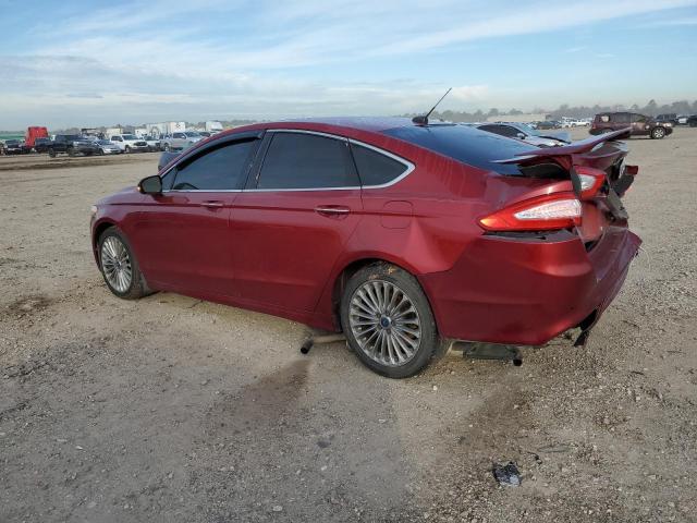 3FA6P0K97ER238331 - 2014 FORD FUSION TITANIUM MAROON photo 2