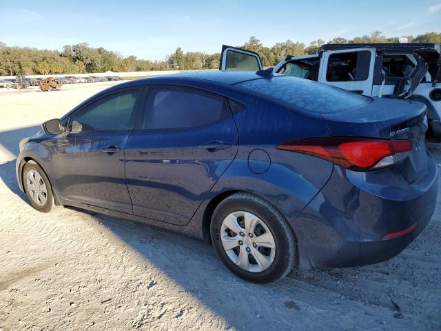 5NPDH4AE9GH729123 - 2016 HYUNDAI ELANTRA SE BLUE photo 2