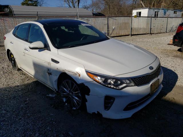 5XXGV4L22HG151873 - 2017 KIA OPTIMA SXL WHITE photo 4