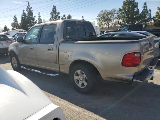 1FTRW07L91KE52783 - 2001 FORD F150 SUPERCREW TAN photo 2