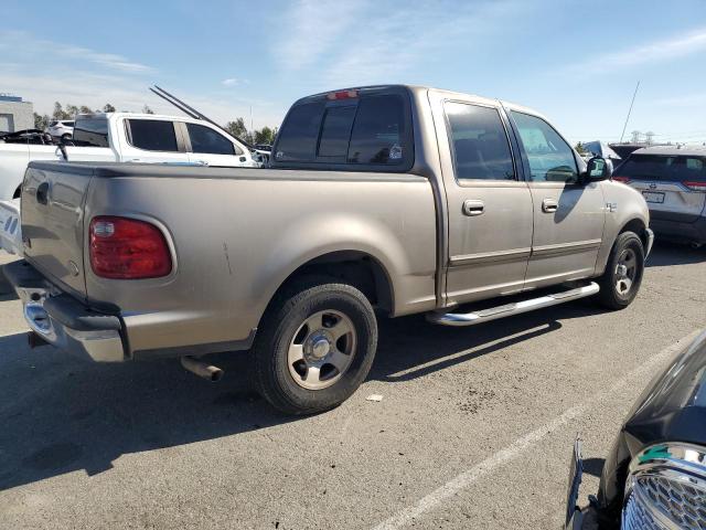 1FTRW07L91KE52783 - 2001 FORD F150 SUPERCREW TAN photo 3