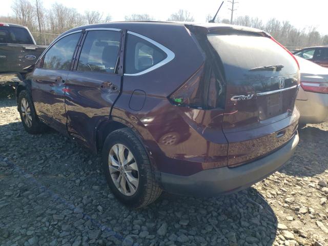 5J6RM4H57DL068894 - 2013 HONDA CR-V EX RED photo 2