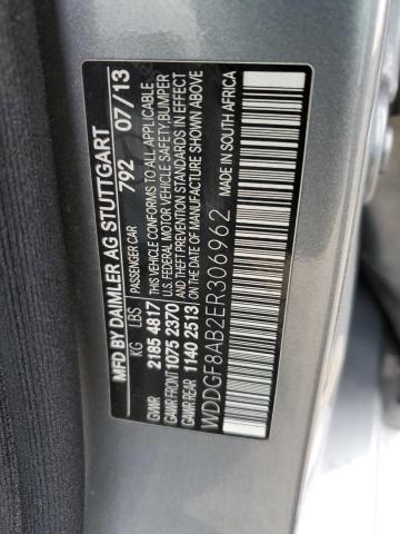 WDDGF8AB2ER306962 - 2014 MERCEDES-BENZ C 300 4MATIC GRAY photo 12