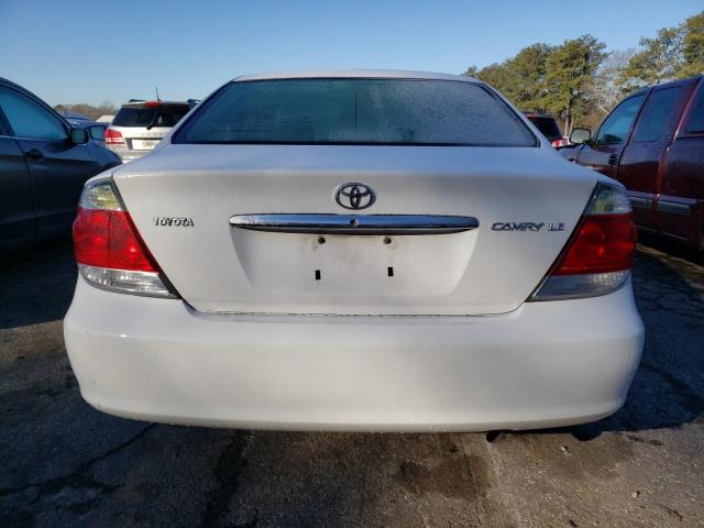 4T1BE32K95U417218 - 2005 TOYOTA CAMRY LE WHITE photo 6