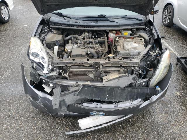 JTDKDTB30E1561452 - 2014 TOYOTA PRIUS C GRAY photo 11