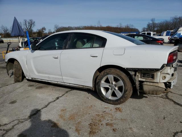 2C3CDXBG1CH159439 - 2012 DODGE CHARGER SE WHITE photo 2