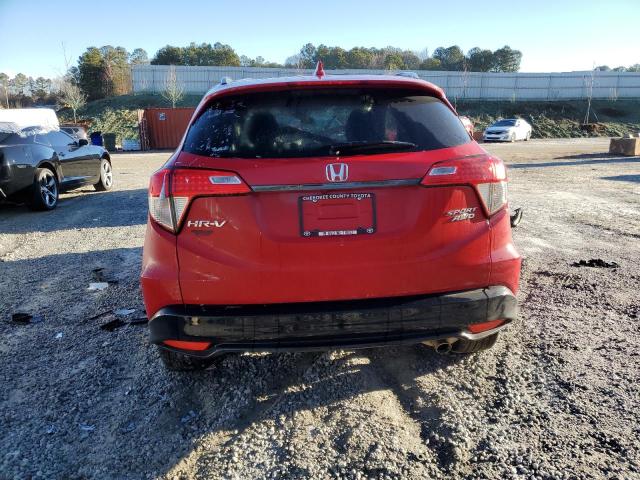 3CZRU6H11NM742840 - 2022 HONDA HR-V SPORT RED photo 6