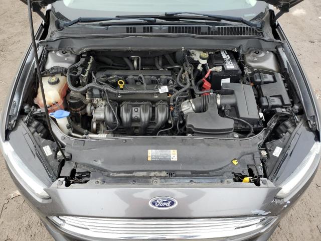 3FA6P0G77DR340122 - 2013 FORD FUSION S GRAY photo 11