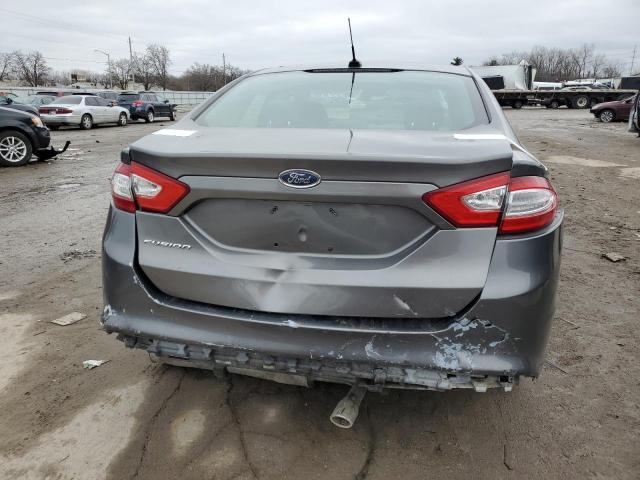 3FA6P0G77DR340122 - 2013 FORD FUSION S GRAY photo 6