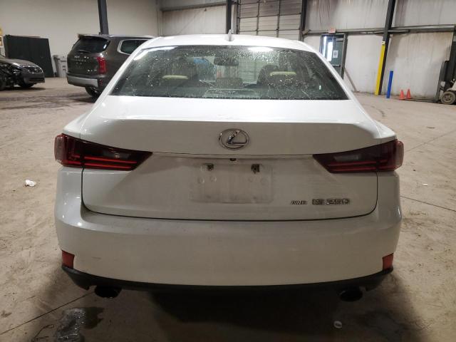 JTHCF1D24F5027581 - 2015 LEXUS IS 250 WHITE photo 6