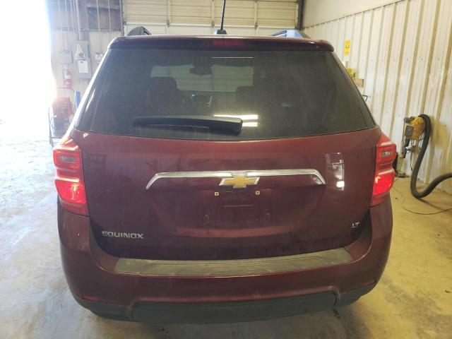 2GNALCEK9H1501497 - 2017 CHEVROLET EQUINOX LT RED photo 6