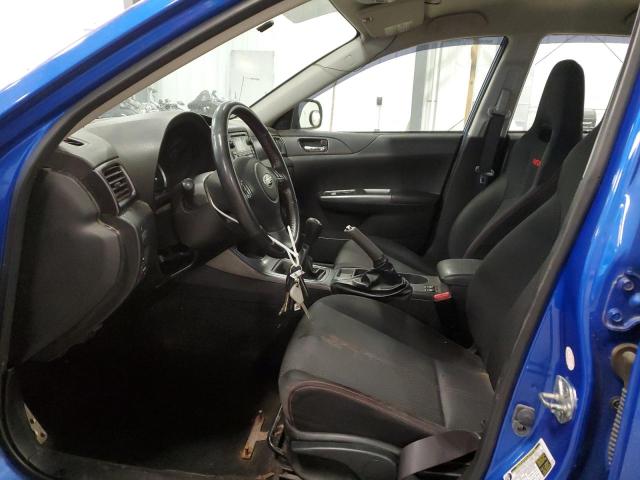 JF1GR7E66BG833232 - 2011 SUBARU IMPREZA WRX BLUE photo 7