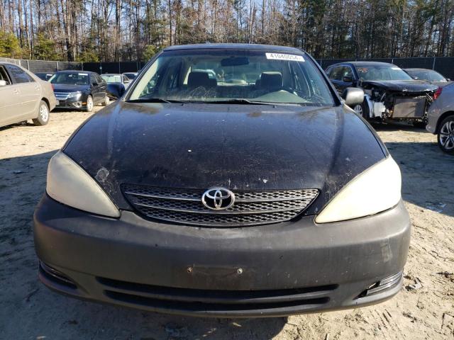 4T1BE32K42U068951 - 2002 TOYOTA CAMRY LE BLACK photo 5