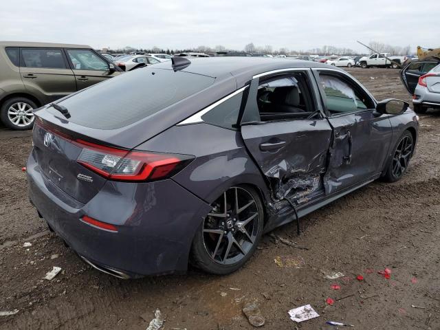 19XFL1H8XNE020966 - 2022 HONDA CIVIC SPORT TOURING GRAY photo 3