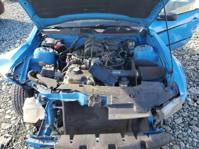 1ZVBP8AN0A5101425 - 2010 FORD MUSTANG BLUE photo 11