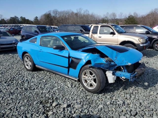 1ZVBP8AN0A5101425 - 2010 FORD MUSTANG BLUE photo 4