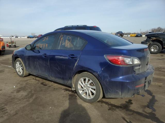 JM1BL1W78C1534744 - 2012 MAZDA 3 I BLUE photo 2