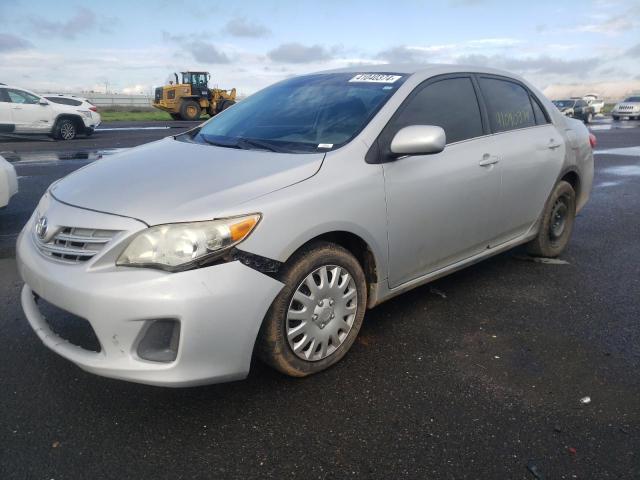 2T1BU4EEXDC061201 - 2013 TOYOTA COROLLA BASE SILVER photo 1