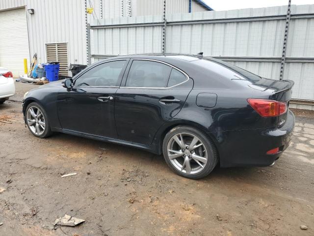 JTHBF5C25A5114242 - 2010 LEXUS IS 250 BLACK photo 2