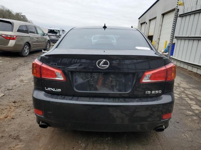 JTHBF5C25A5114242 - 2010 LEXUS IS 250 BLACK photo 6