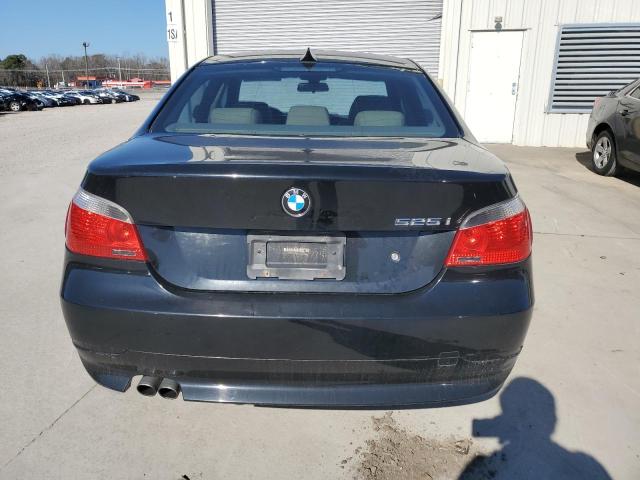 WBANE53576CK87725 - 2006 BMW 525 I BLACK photo 6