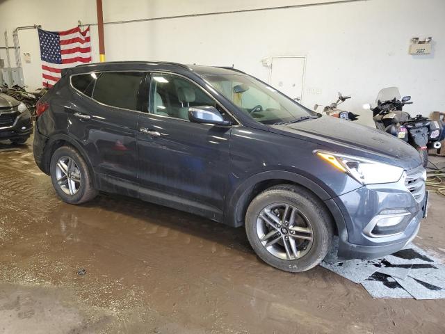 5XYZUDLBXJG528625 - 2018 HYUNDAI SANTA FE S GRAY photo 4