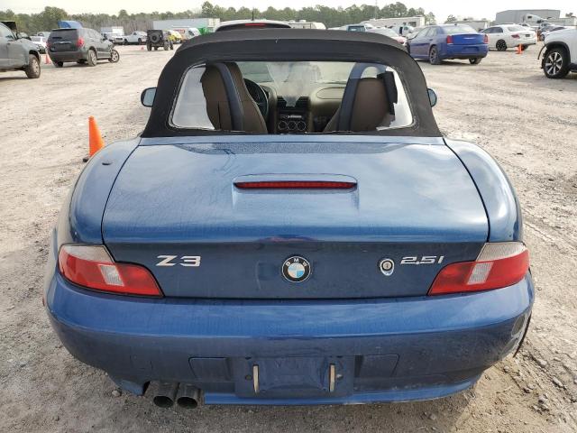 WBACN33441LK49672 - 2001 BMW Z3 2.5 BLUE photo 6