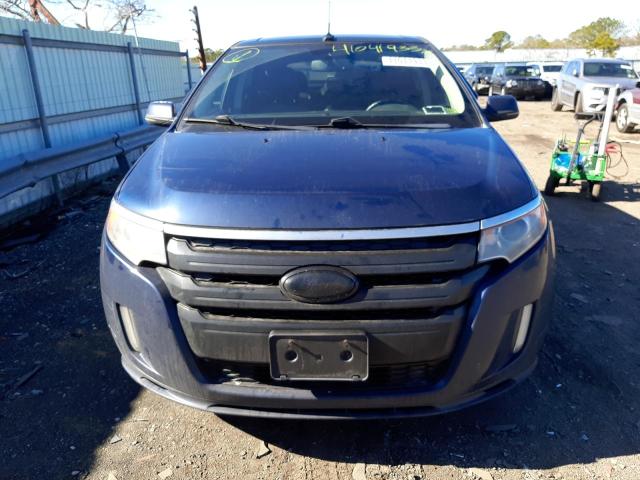 2FMDK4AK7CBA85839 - 2012 FORD EDGE SPORT BLUE photo 5