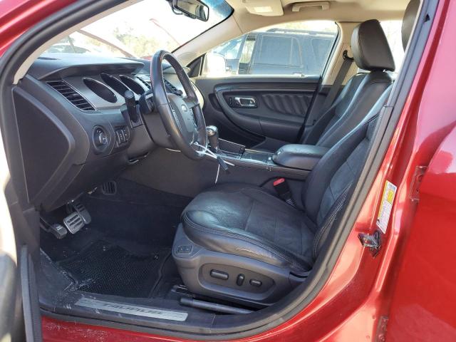 1FAHP2KT1AG108398 - 2010 FORD TAURUS SHO RED photo 7