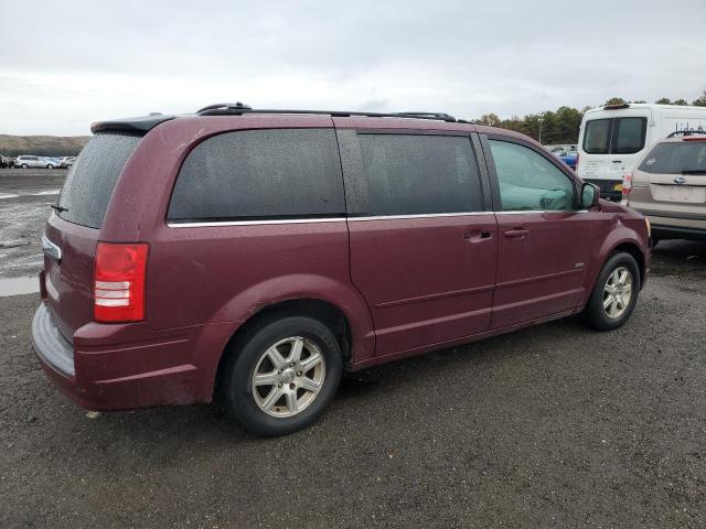 2A8HR54P58R760528 - 2008 CHRYSLER TOWN & COU TOURING RED photo 3