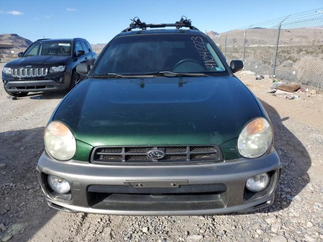 JF1GG68502H824569 - 2002 SUBARU IMPREZA OUTBACK SPORT GREEN photo 5