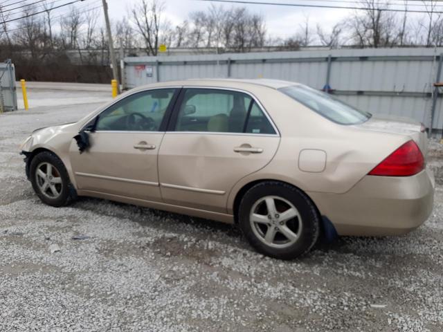 1HGCM56797A072310 - 2007 HONDA ACCORD EX TAN photo 2