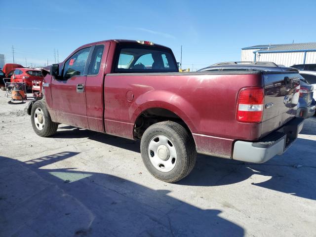 1FTRF12285NB09407 - 2005 FORD F150 MAROON photo 2