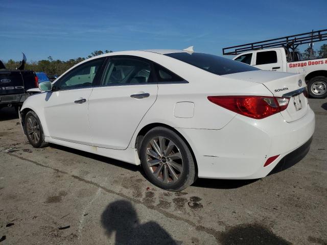 5NPEC4AC0EH822918 - 2014 HYUNDAI SONATA SE WHITE photo 2