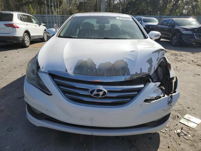 5NPEC4AC0EH822918 - 2014 HYUNDAI SONATA SE WHITE photo 5