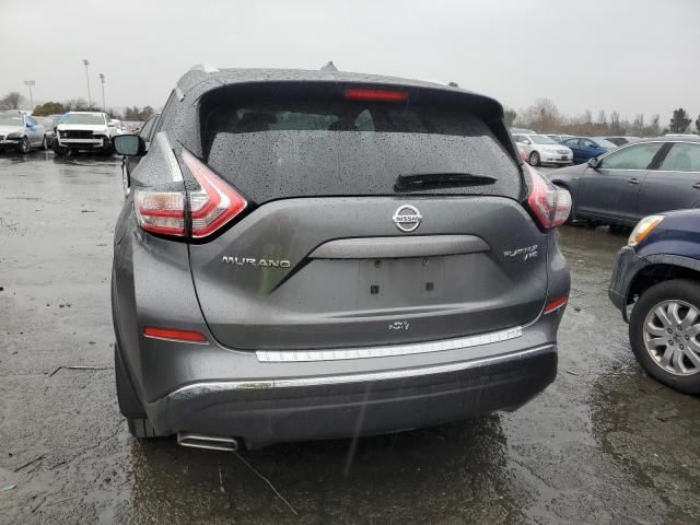 5N1AZ2MH4FN288294 - 2015 NISSAN MURANO S GRAY photo 6