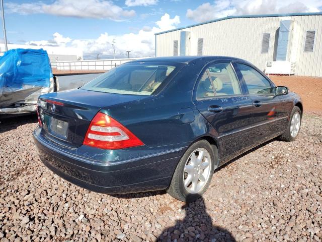 WDBRF61J53E011730 - 2003 MERCEDES-BENZ C 240 GREEN photo 3