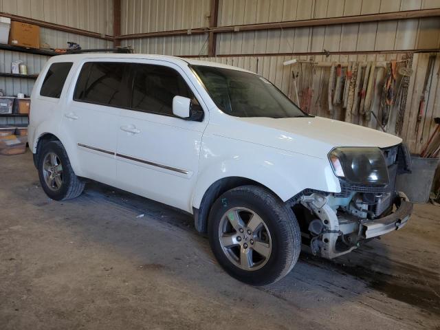 5FNYF38519B004656 - 2009 HONDA PILOT EXL WHITE photo 4