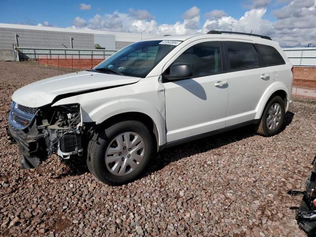 3C4PDCAB4JT157846 - 2018 DODGE JOURNEY SE WHITE photo 1