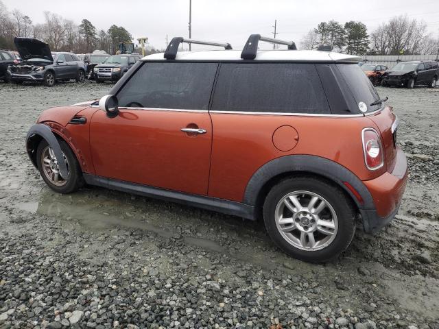 WMWSU3C56CT185693 - 2012 MINI COOPER ORANGE photo 2