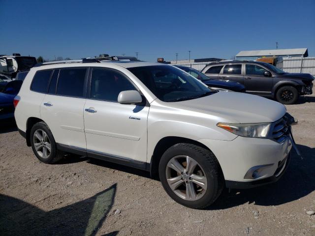 5TDDK3EH0DS271364 - 2013 TOYOTA HIGHLANDER LIMITED WHITE photo 4