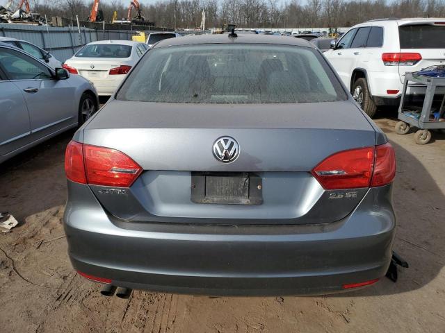 3VWDZ7AJ9BM306019 - 2011 VOLKSWAGEN JETTA SE GRAY photo 6