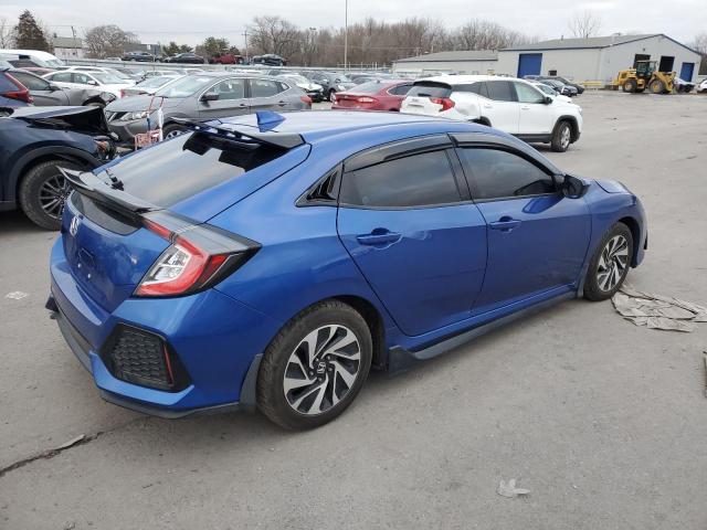 SHHFK7H26HU420814 - 2017 HONDA CIVIC LX BLUE photo 3