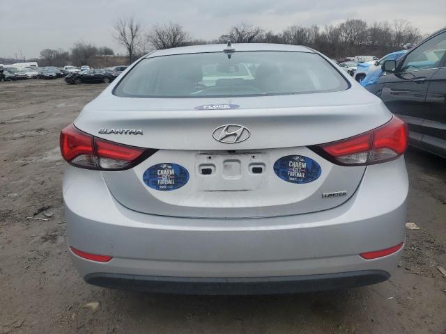 5NPDH4AE1EH515126 - 2014 HYUNDAI ELANTRA SE SILVER photo 6