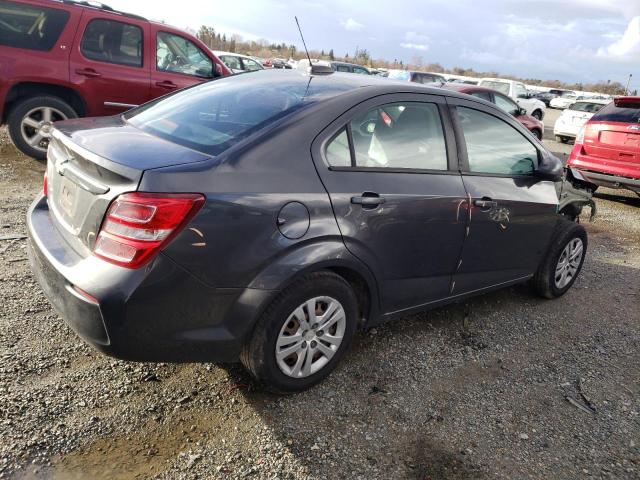 1G1JB5SG3H4156763 - 2017 CHEVROLET SONIC LS 灰色 照片 3