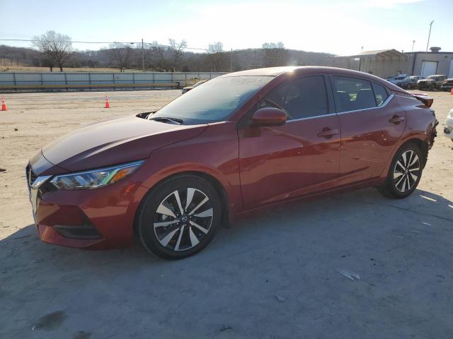 3N1AB8CV6NY312246 - 2022 NISSAN SENTRA SV RED photo 1