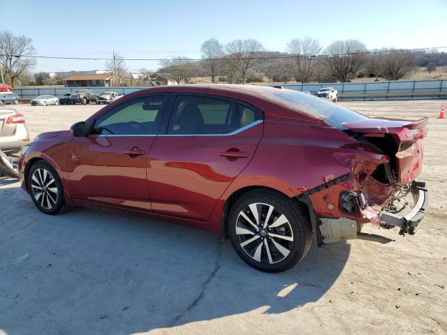 3N1AB8CV6NY312246 - 2022 NISSAN SENTRA SV RED photo 2